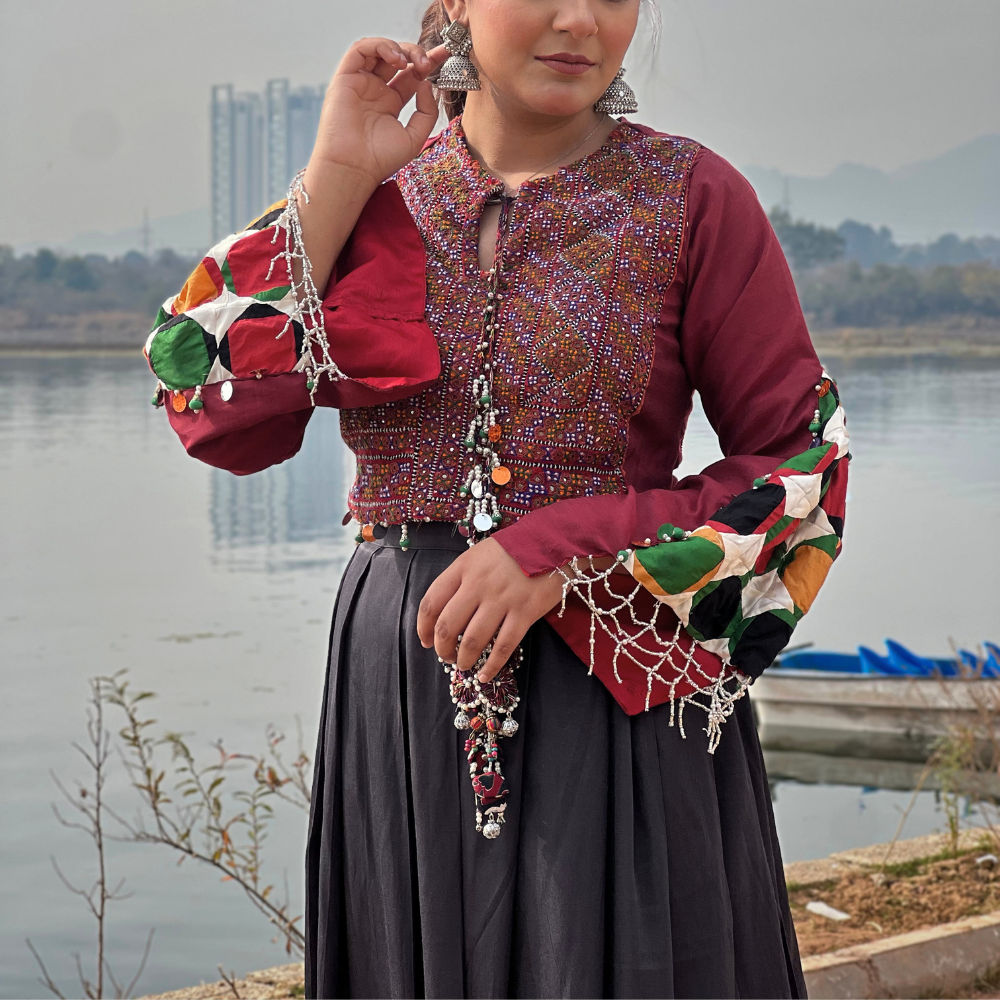 Fusion Choli and Skirt