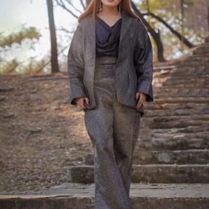 Aaraish Power Luxe: Moonlight Tuxedo Set