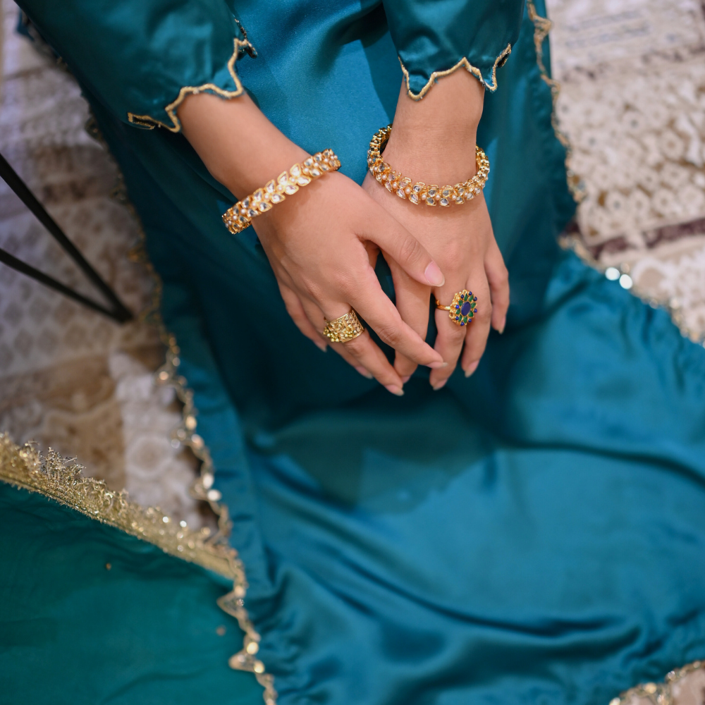 Meher-Teal Elegance - Image 3