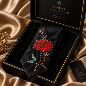 Crimson Rose-The Heritage Tie