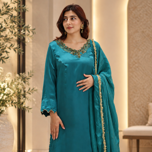Meher-Teal Elegance