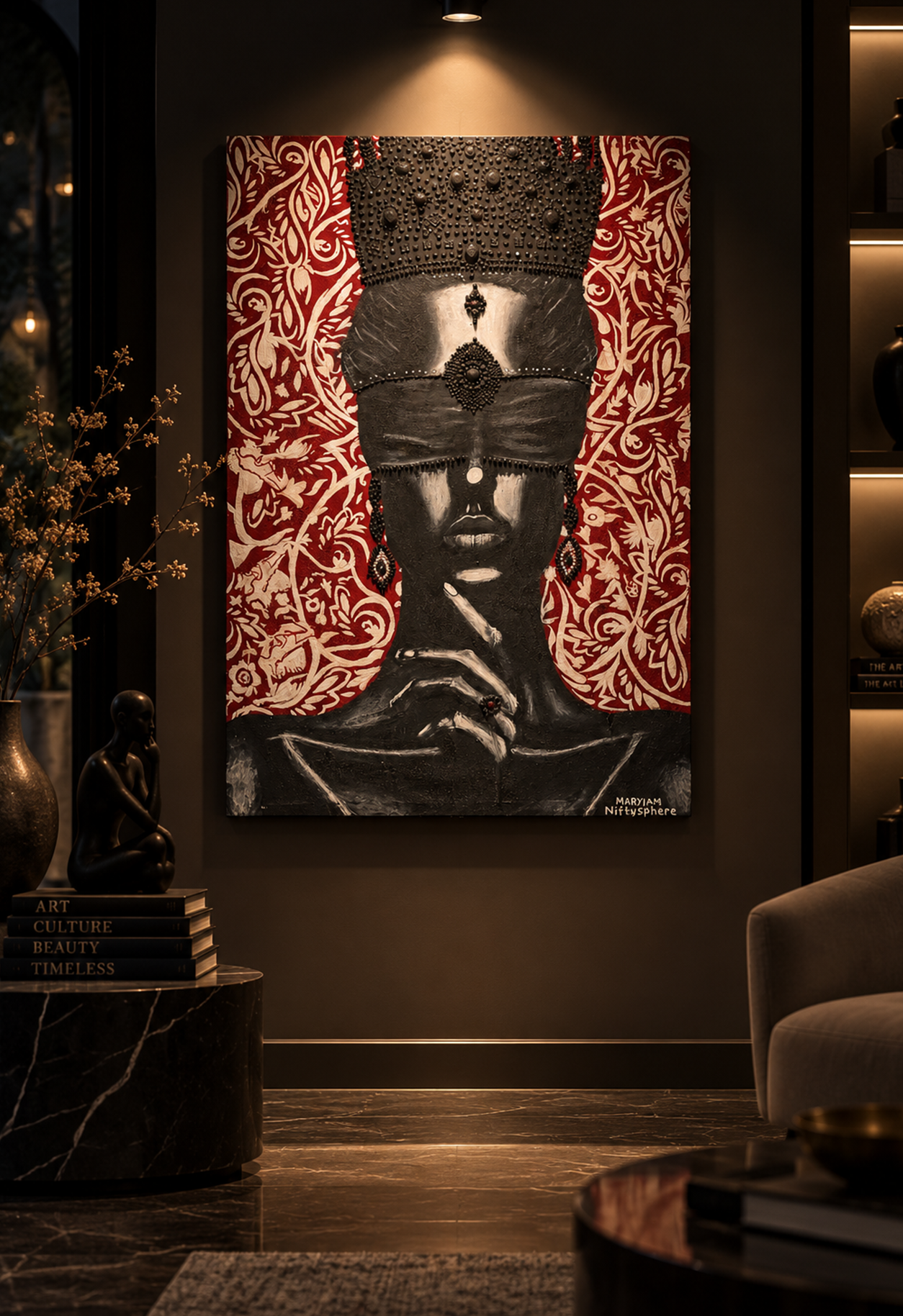 Veiled Grace Painting - Image 3