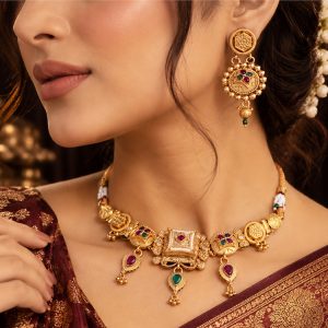 Rajwadi Choker Set – Traditional Royal Elegance